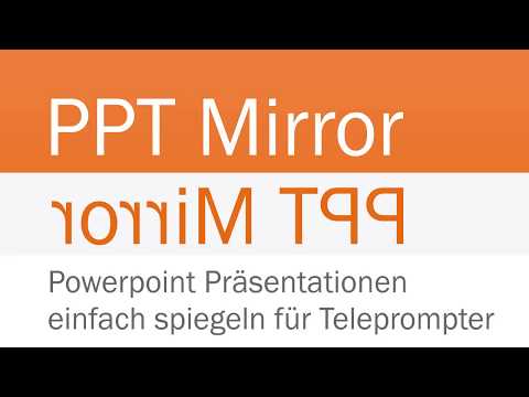 Video: So funktioniert PPT-Mirror